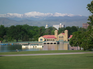 City Park & Denver capitol view